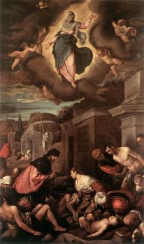 雅格佈 巴薩諾 St Roche Among The Plague Victims And The Madonna In Glory 雅格佈 巴薩諾 St Roche Among The Plague Victims And The Madonna In Glory